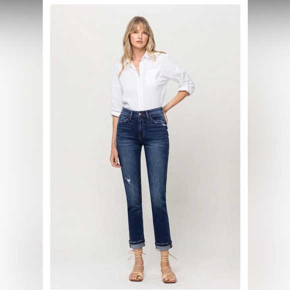 Flying Monkey High-Rise Boyfriend Jeans - Picture 4 of 11